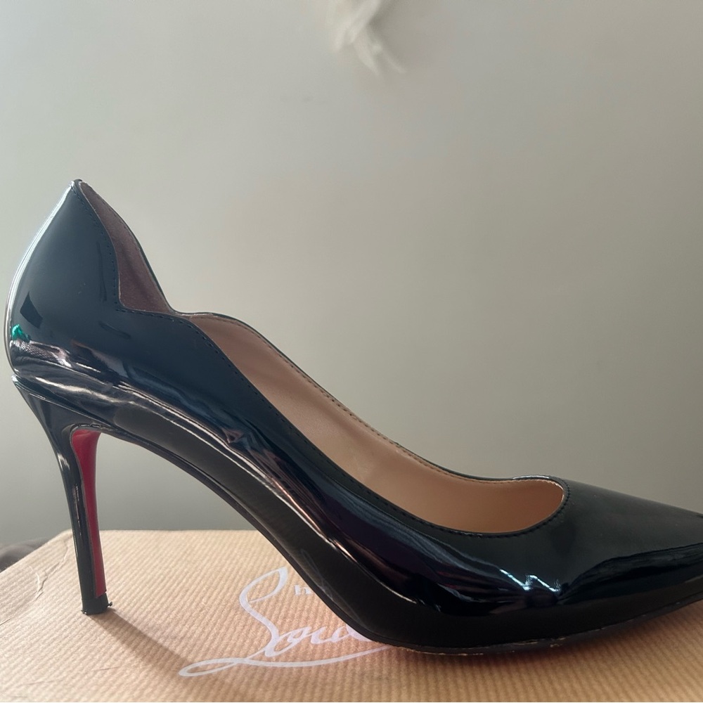 Christian Louboutin Glossy Black Heels